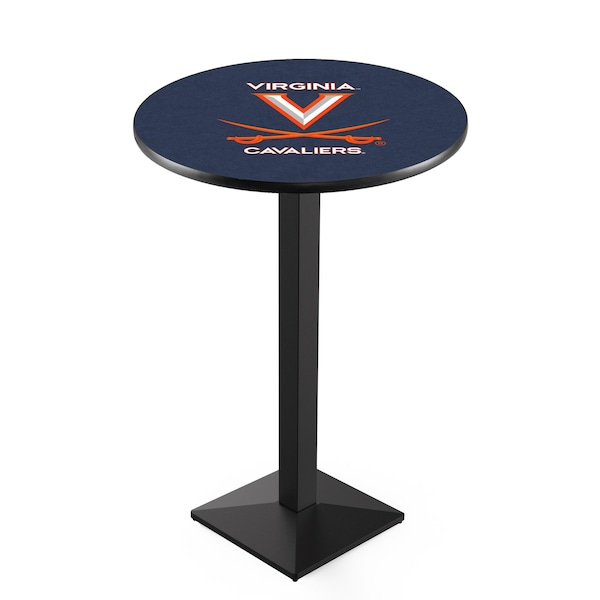 42" Blk Wrinkle Virginia Pub Table